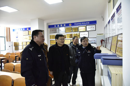 市直机关工委书记刘田贵专题调研党建示范点建设工作　１
