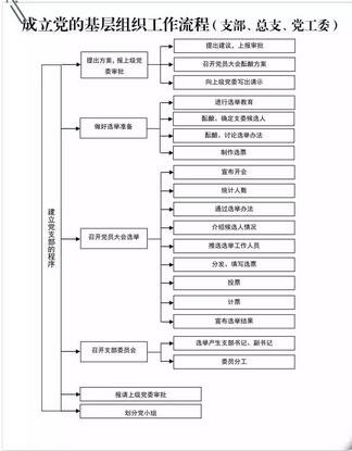非常实用！基层党组织工作流程图