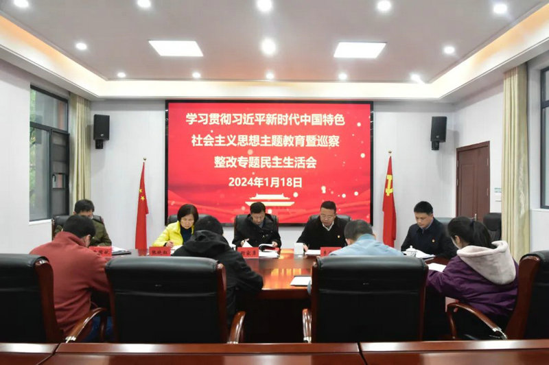 市直机关工委召开学习贯彻习近平新时代中国特色社会主义思想主题教育暨巡察整改专题民主生活会