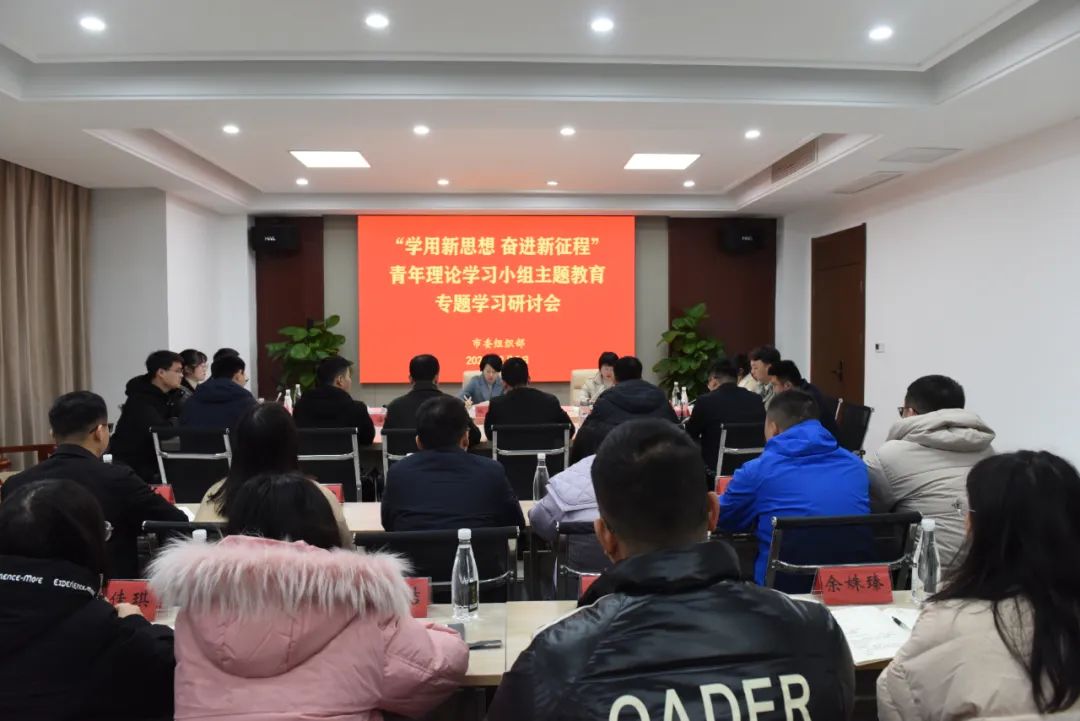 市委组织部召开青年理论学习小组“学用新思想 奋进新征程”主题教育第二期专题学习研讨会