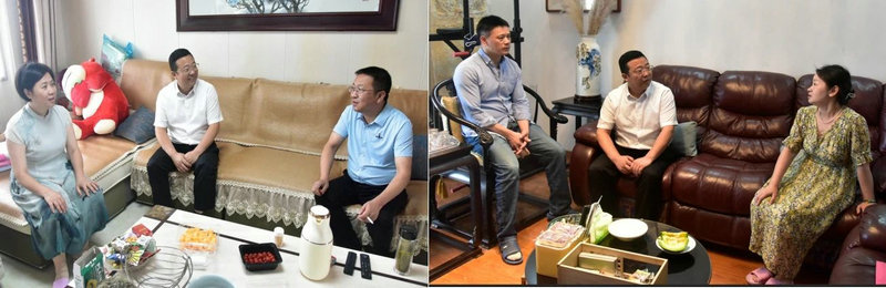 市直机关工委主要领导到工委领导班子成员家中开展政治家访